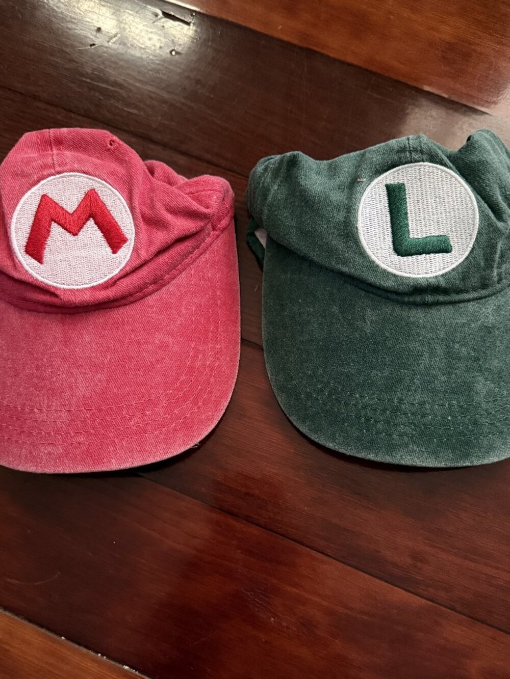 Nintendo Super Mario & Luigi Retro Costume Hats NWT